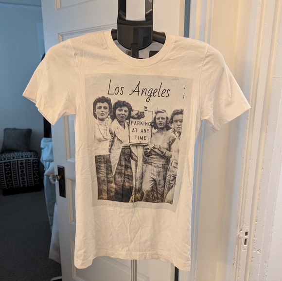 Los Angeles T-shirt original vintage image XS - Picture 5 of 7